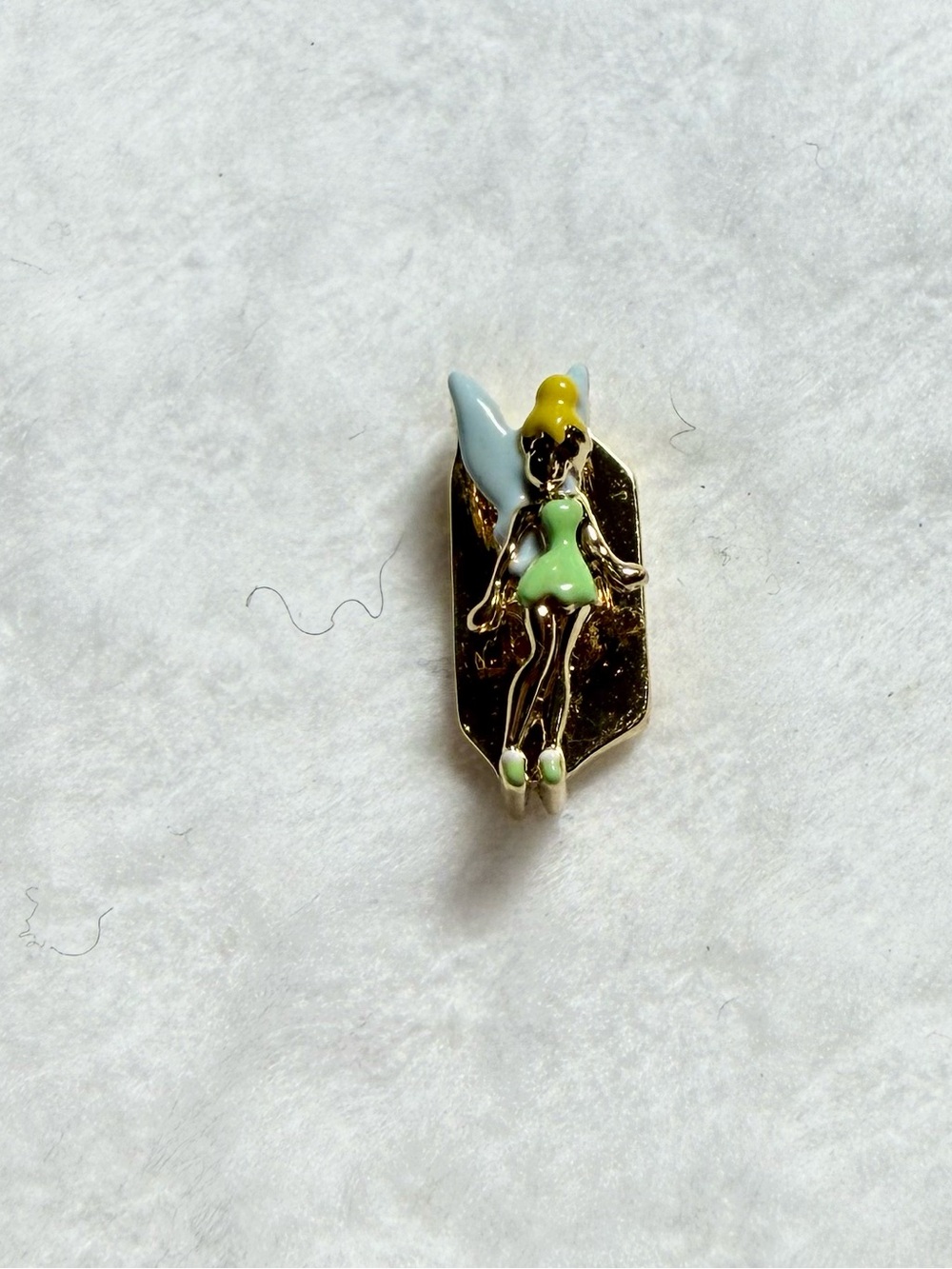 KEEP Collective Gold Fairy Charm with Mint Green, Pale Blue, and Yellow Enamel
